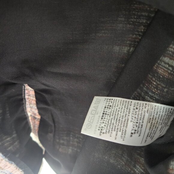 Banana Republic Pink White Blue Textured Tweed Midi Lined Skirt Size 4 - Picture 9 of 9